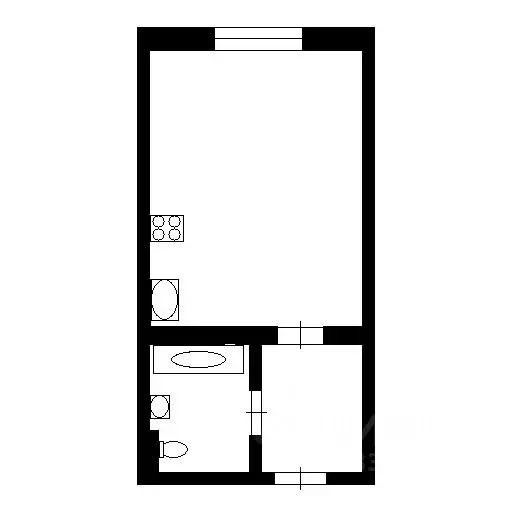 1-к кв. Кемеровская область, Новокузнецк ул. Климасенко, 16/2 (30.0 м) - Фото 1