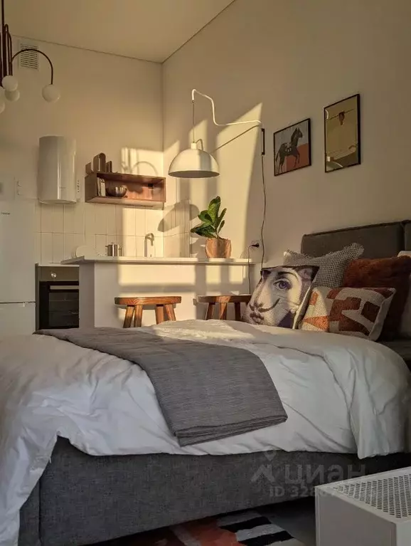 Студия Санкт-Петербург Уральская ул., 25 (25.0 м) - Фото 1