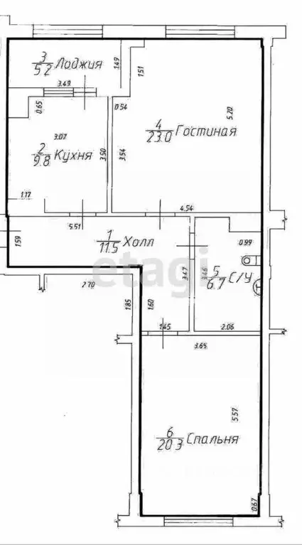 2-к кв. Калининградская область, Калининград ул. Генерал-лейтенанта ... - Фото 2