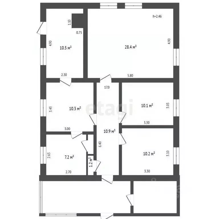 Дом в Саха (Якутия), Якутск Марха мкр, Интернациональная ул., 47 (89 ... - Фото 1