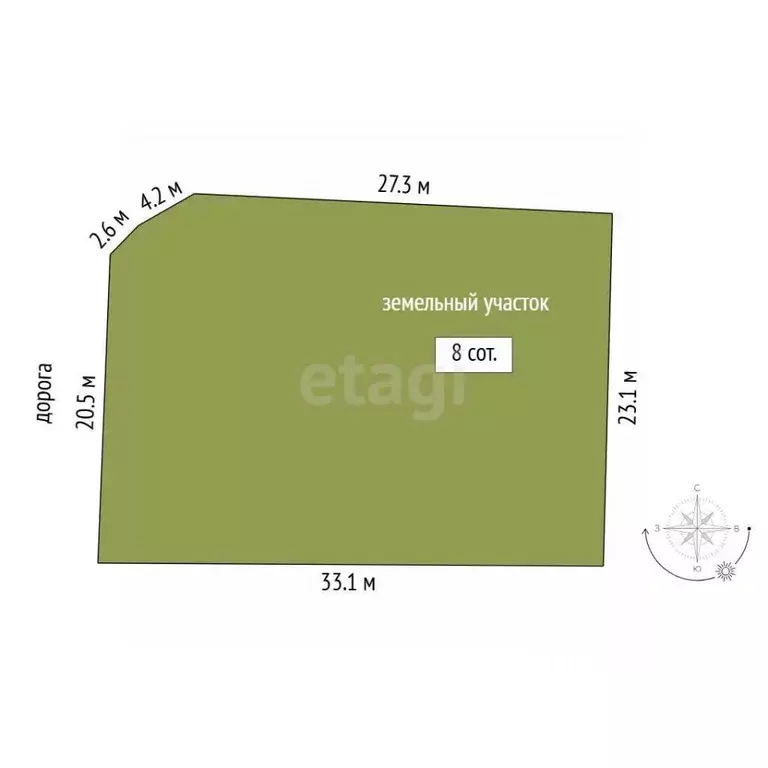 Участок в Тюменская область, Тюменский муниципальный округ, с. Успенка ... - Фото 2