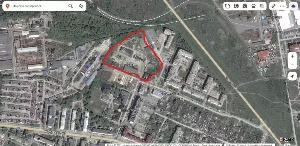 Участок в Белгородская область, Белгород пер. Макаренко, 5А (200.0 ... - Фото 1