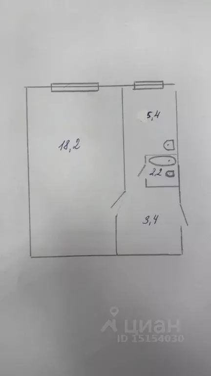 1-к кв. Хабаровский край, Хабаровск Молдавский пер., 9 (29.2 м) - Фото 2