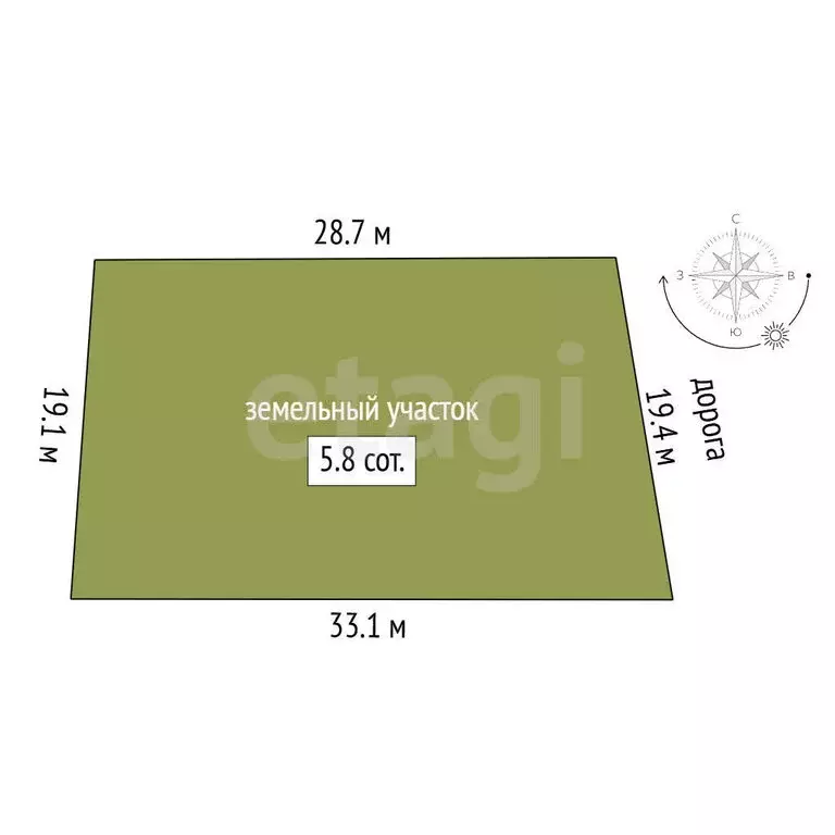 Дом в Омск, территория СОСН Берёзка, 5-я аллея (30 м) - Фото 1