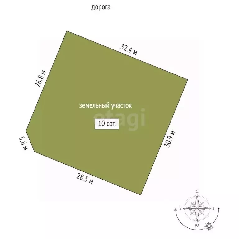 Участок в Ленинградская область, Гатчинский муниципальный округ, д. ... - Фото 2