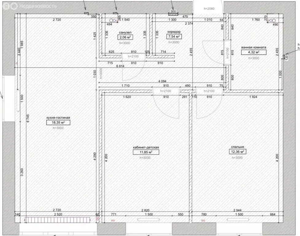 2-комнатная квартира: Тольятти, улица 40 лет Победы, 31 (56 м) - Фото 1