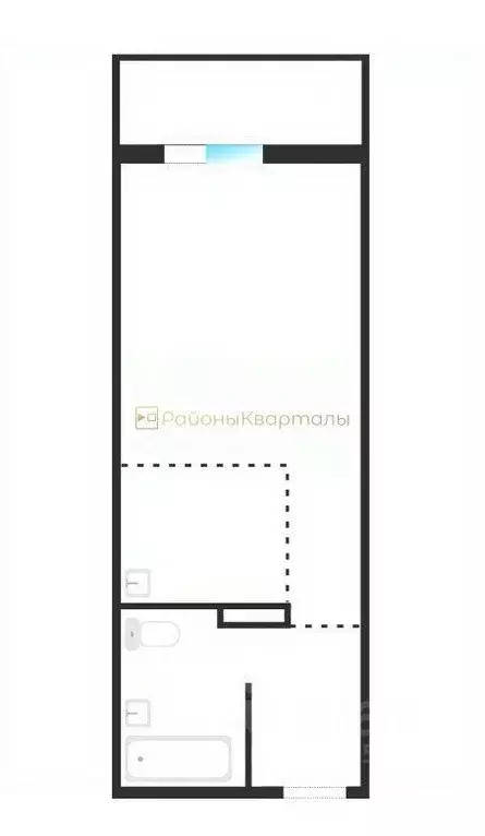 Студия Новосибирская область, Новосибирск ул. Забалуева, 90 (22.8 м) - Фото 2