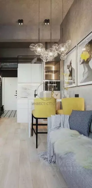 Студия Санкт-Петербург Каменноостровский просп., 24 (22.6 м) - Фото 1