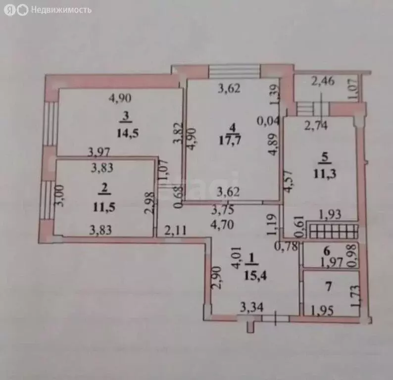 3-комнатная квартира: Липецк, улица Хренникова, 4 (75.7 м) - Фото 1