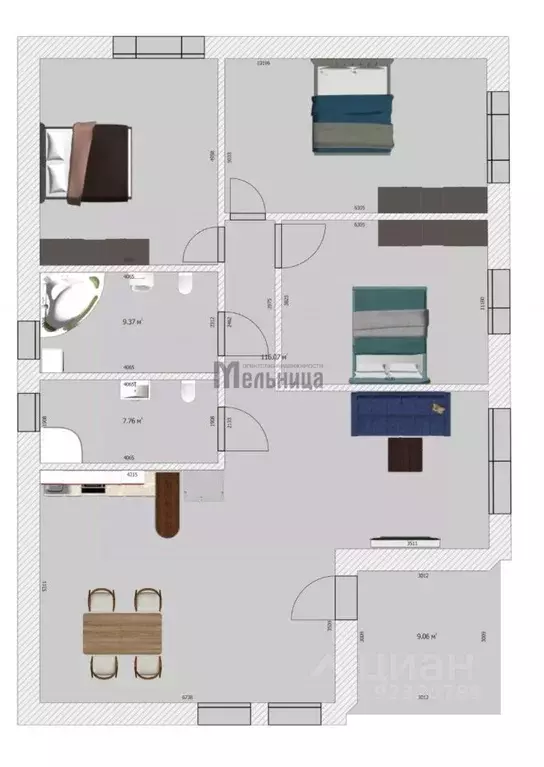 Дом в Волгоградская область, Волгоград пос. Участок ВПЭЛС, ул. ... - Фото 2