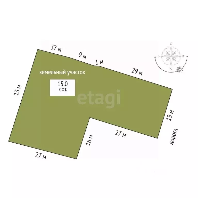 Участок в Тюменская область, Тюмень ул. Комаровская (15.0 сот.) - Фото 0