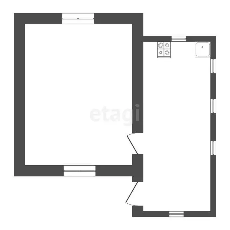 Дом в Тюмень, СНТ Строитель, Садовая улица (42 м) - Фото 0
