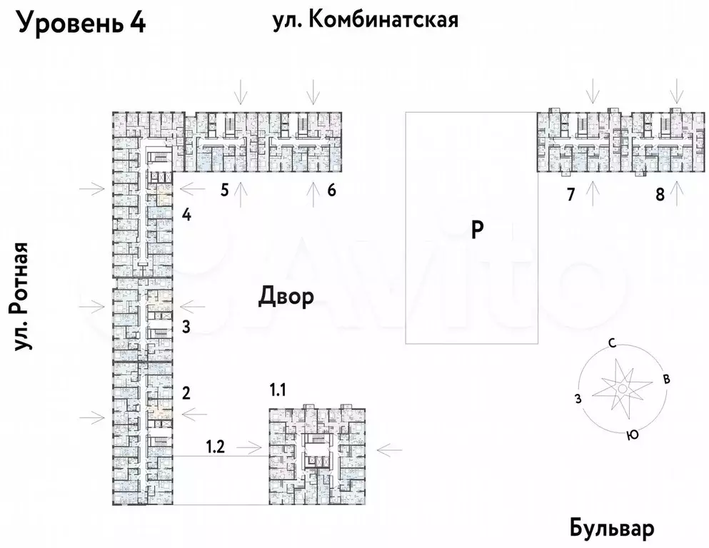 Квартира-студия, 24,9 м, 4/21 эт. - Фото 1