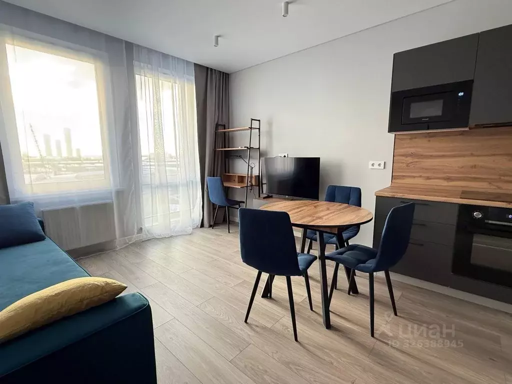 Студия Москва Новоостаповская ул., 20 (26.2 м) - Фото 1