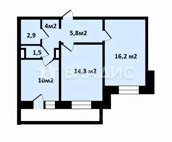 2-к кв. Ленинградская область, Тельмана Тосненский район, ул. ... - Фото 2