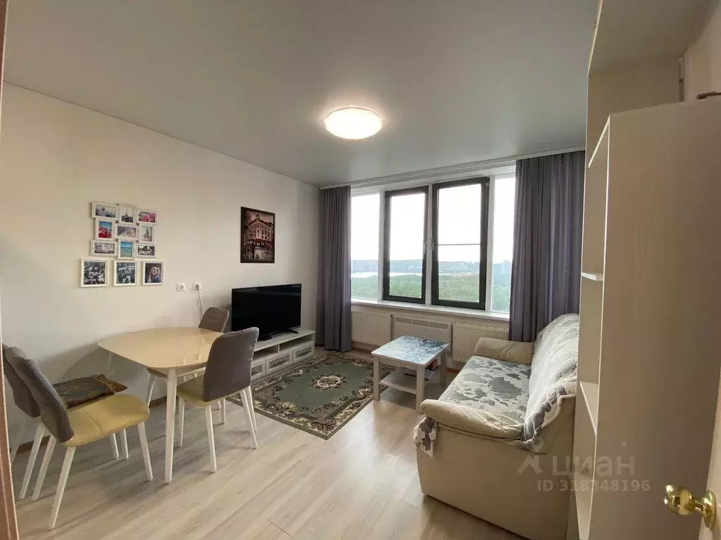 Квартира, 1 комната, 49.4 м - Фото 1