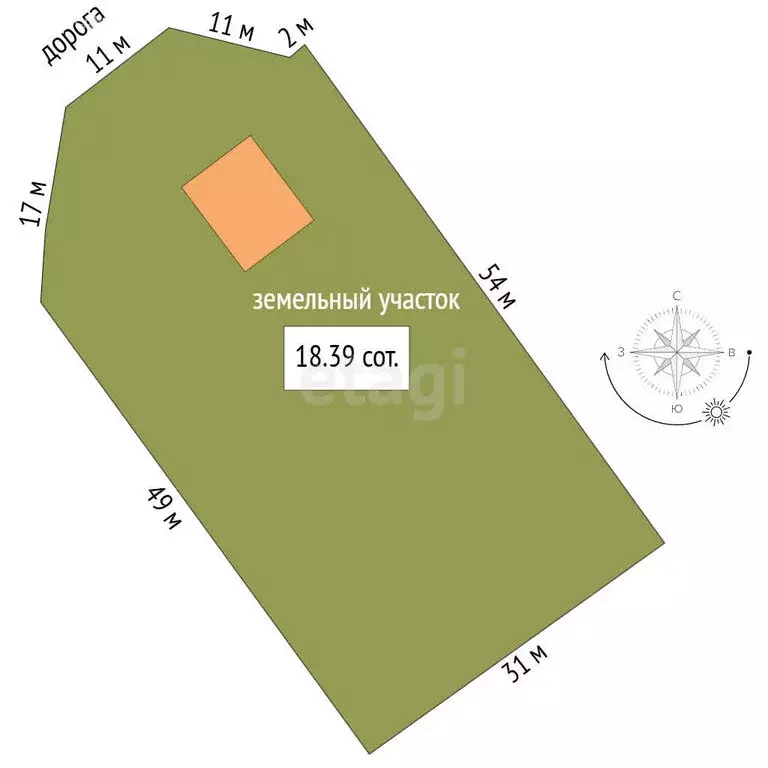 Дом в посёлок Сяпся, территория Шапнаволок (90 м) - Фото 1