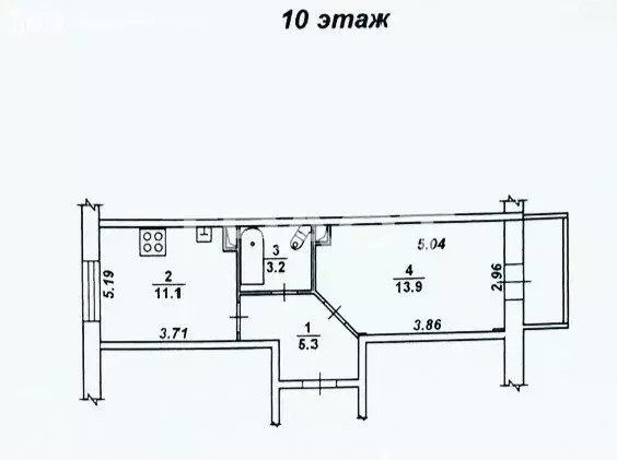 1-комнатная квартира: Воронеж, Новосибирская улица, 61Д (33.5 м) - Фото 1