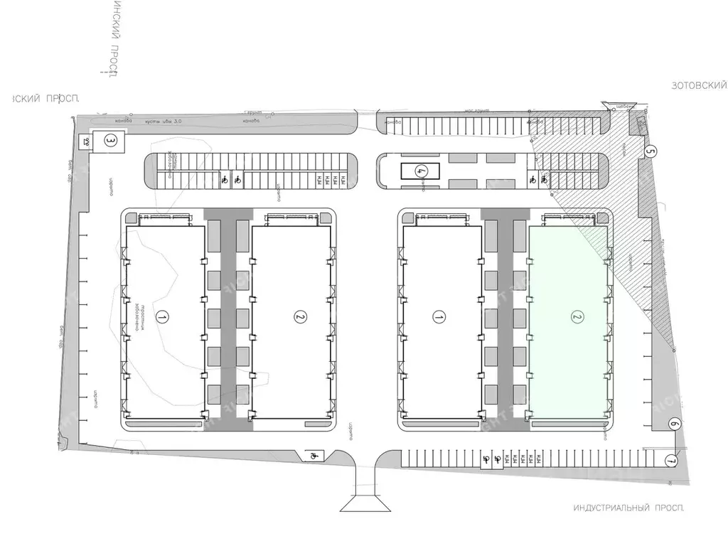 Склад в Санкт-Петербург просп. Зотовский, 5 (2100 м) - Фото 2