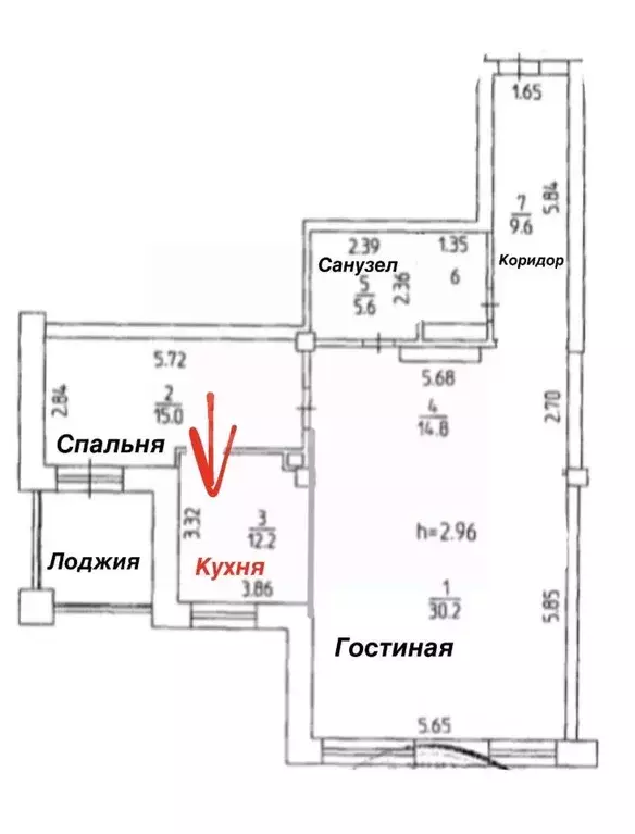 2-к кв. Пермский край, Пермь ул. Металлистов, 5 (93.2 м) - Фото 2