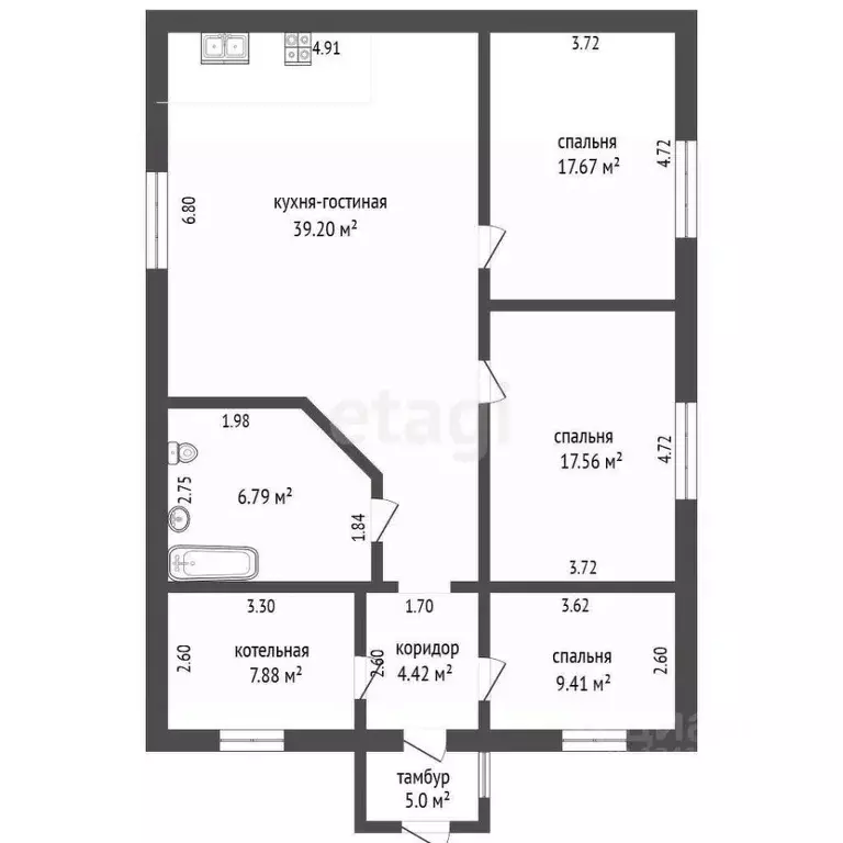 Дом в Белгородская область, Белгородский район, Беловское с/пос, с. ... - Фото 2