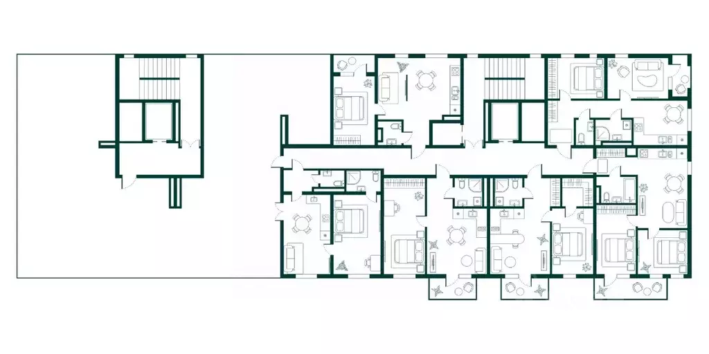 2-к кв. Дагестан, Дербент Новая История жилой комплекс (49.55 м) - Фото 2