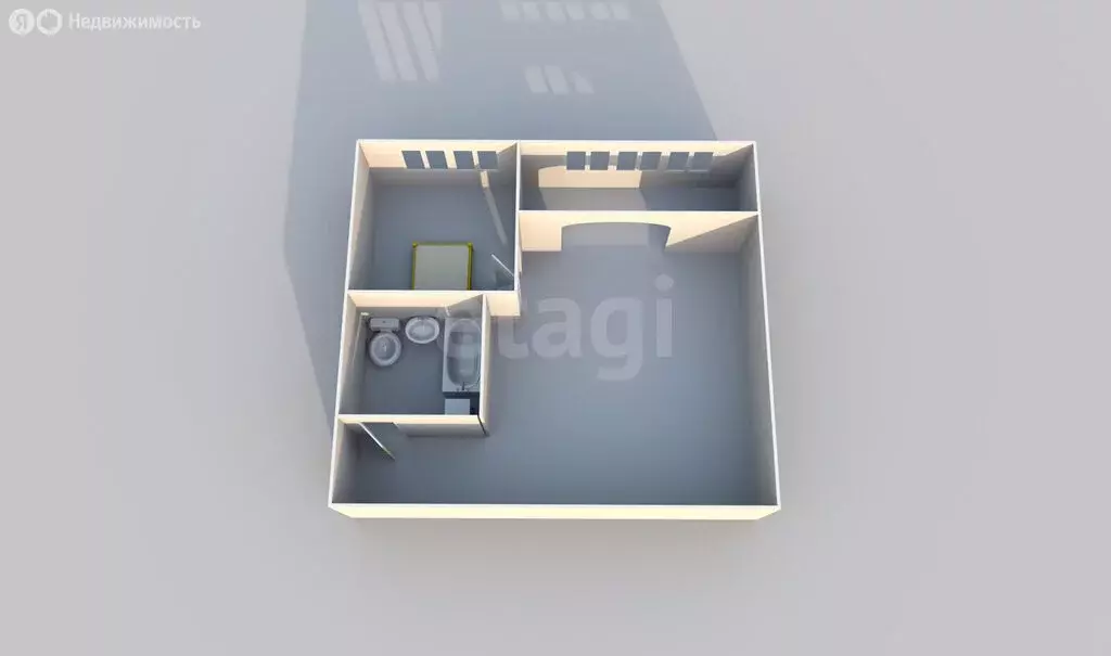 1-комнатная квартира: Южно-Сахалинск, Горная улица, 8/9 (50 м) - Фото 1