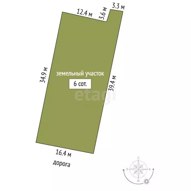 Участок в Крым, Симферопольский район, Пожарское с/пос, Мускат садовое ... - Фото 1