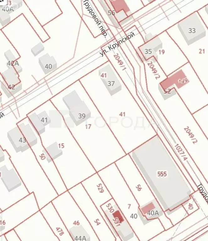 Участок в Барнаул, улица Крупской (12.4 м) - Фото 1