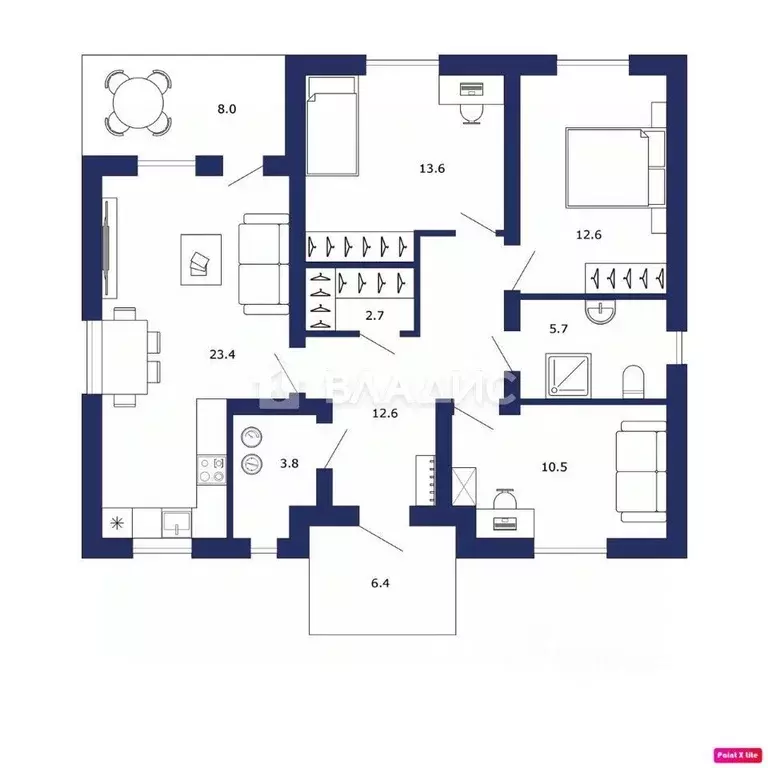 Дом в Ленинградская область, Гатчинский муниципальный округ, ... - Фото 2