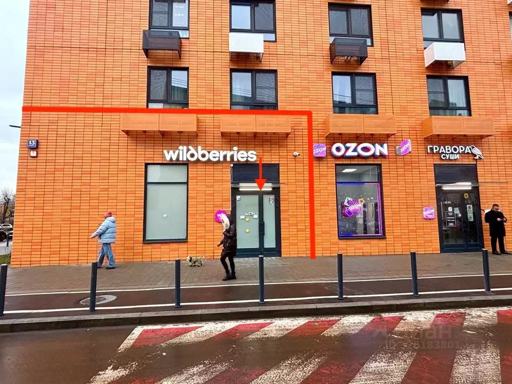 Торговая площадь в Москва 1-й Грайвороновский проезд, 13к2 (84 м) - Фото 2