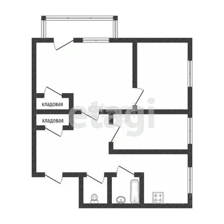 3-к кв. Свердловская область, Нижний Тагил Азовская ул., 5 (49.5 м) - Фото 1