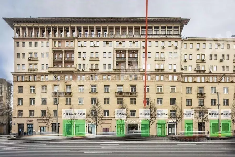 Помещение свободного назначения в Москва ул. Земляной Вал, 25 (64 м) - Фото 1