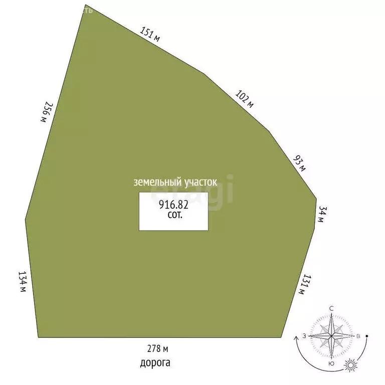 Участок в Костромская область, посёлок городского типа ... - Фото 1