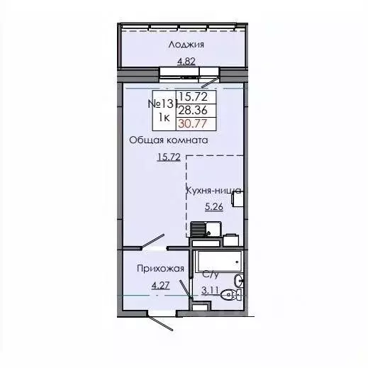 Студия Саха (Якутия), Якутск  (30.77 м) - Фото 0