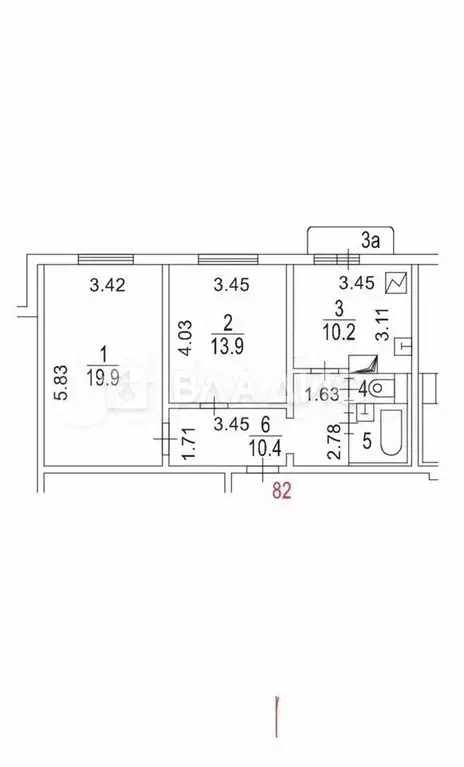 2-к. квартира, 60 м, 22/22 эт. - Фото 0