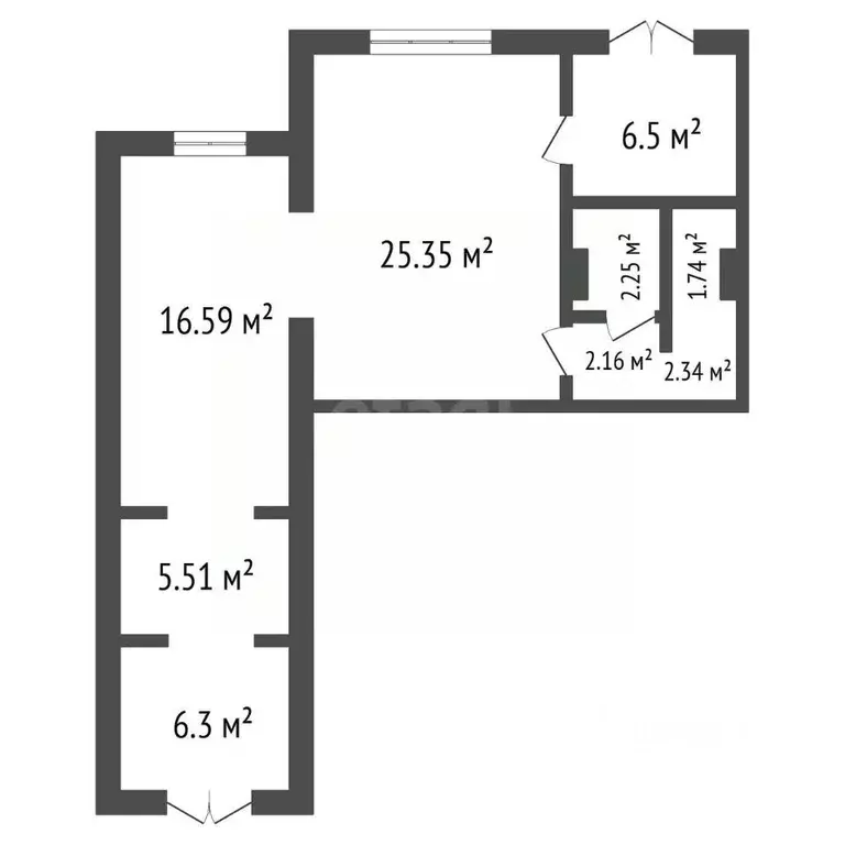 Офис в Красноярский край, Красноярск ул. Елены Стасовой, 48А (69 м) - Фото 1