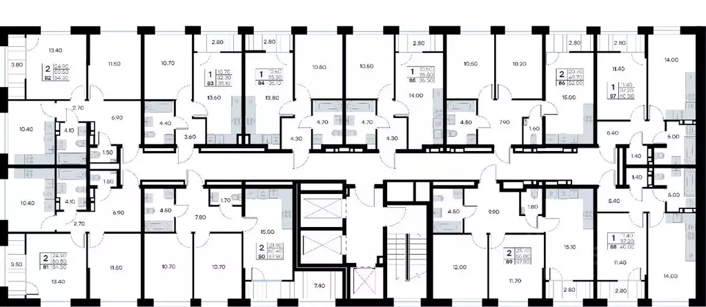 2-к кв. Приморский край, Владивосток ул. Нейбута, 135 (57.8 м) - Фото 2