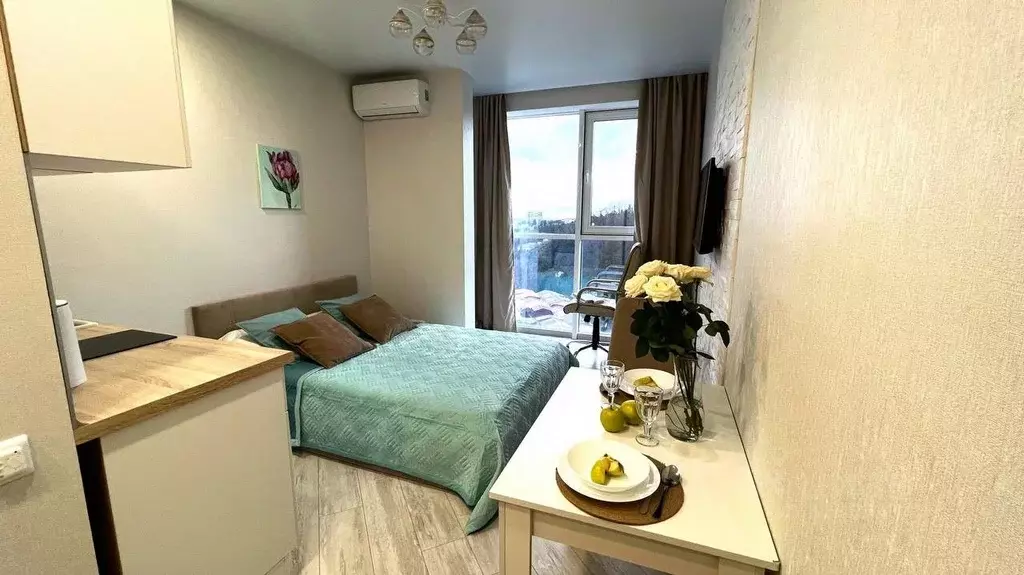 Студия Краснодарский край, Сочи Бытха мкр, ул. Ясногорская, 16/6к1 ... - Фото 1