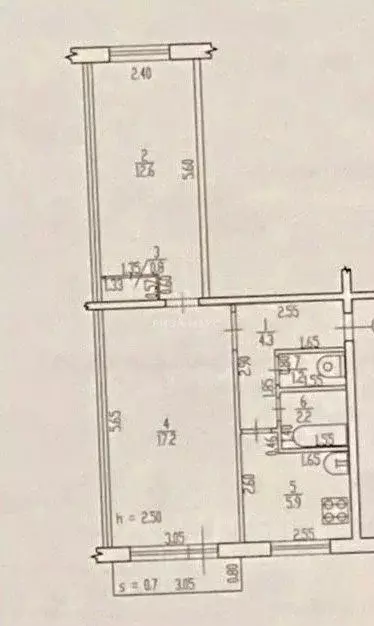 2-к кв. Брянская область, Брянск Авиационная ул., 20 (44.0 м) - Фото 1