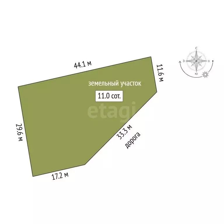 Участок в Бахчисарайский район, Почтовское сельское поселение, село ... - Фото 0