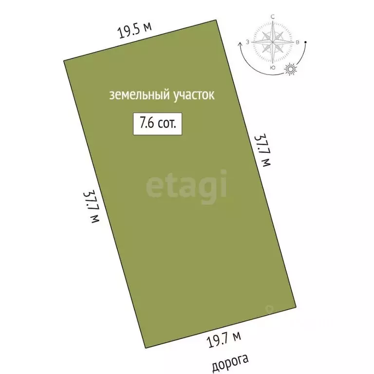 Участок в Тюменская область, Тюменский муниципальный округ, с. ... - Фото 1