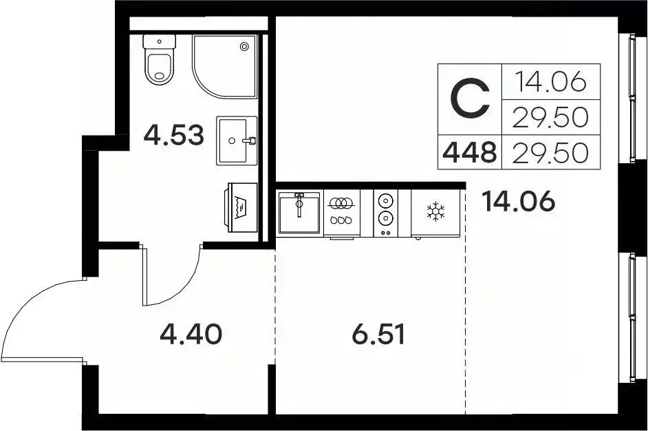 Студия Владимирская область, Владимир  (29.5 м) - Фото 0