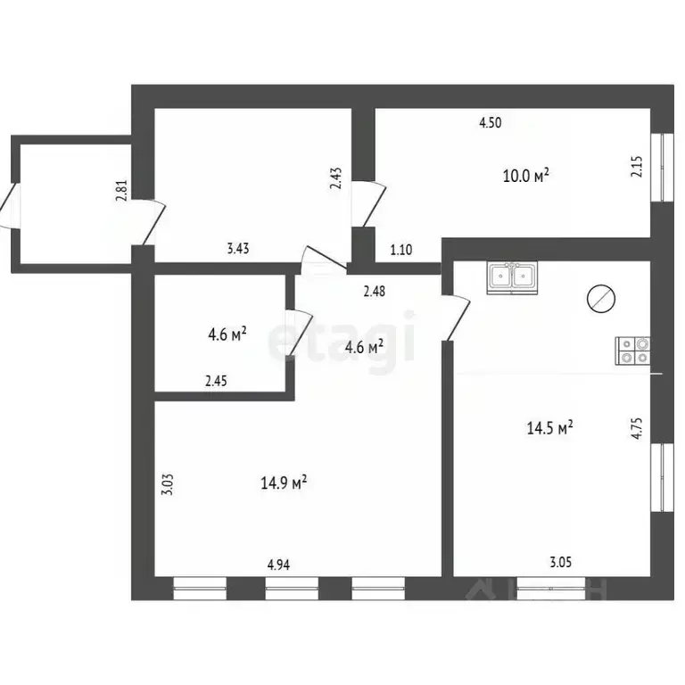 Дом в Московская область, Воскресенск ул. Стрельцова, 43 (57 м) - Фото 2