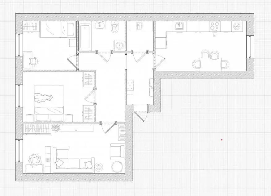 3-к кв. Калужская область, Малоярославец Московская ул., 73А (73.5 м) - Фото 2