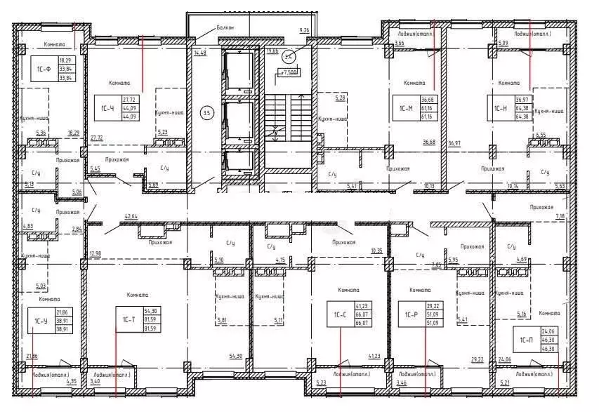 1-к кв. Челябинская область, Челябинск ул. Энгельса, 5 (46.3 м) - Фото 2