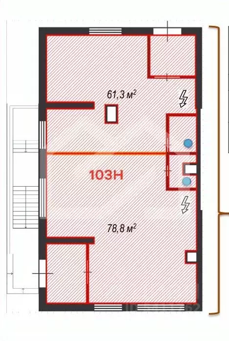 Помещение свободного назначения в Москва Новогиреевская ул., 3Ас7 (140 ... - Фото 2