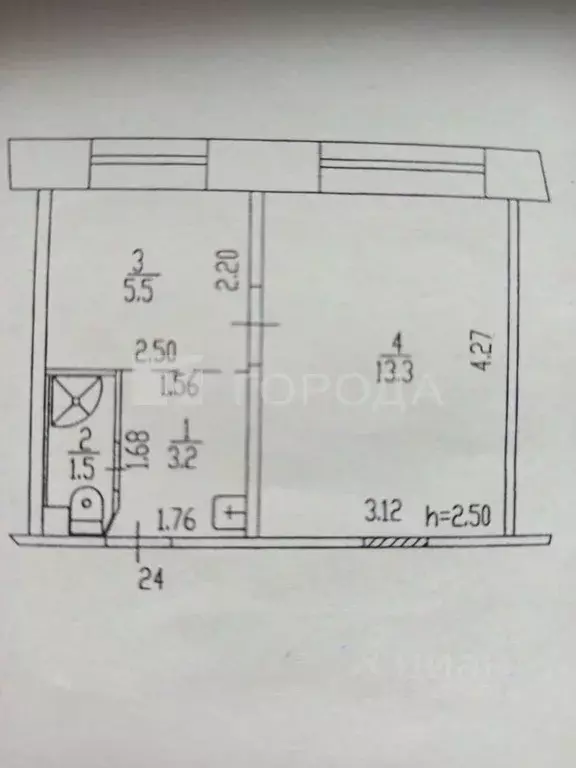 Комната Алтайский край, Барнаул ул. Георгия Исакова, 116а (13.3 м) - Фото 2