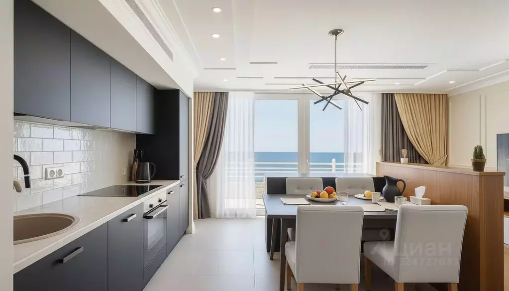 1-к кв. Крым, Ялта проезд Парковый, 6А (51.0 м) - Фото 2