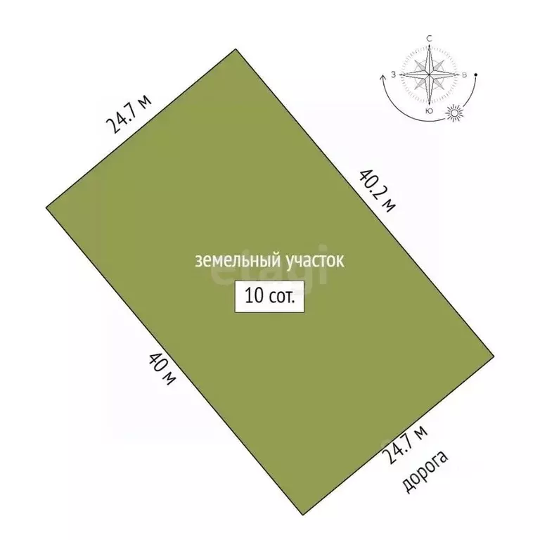 Участок в Тамбовская область, Тамбовский муниципальный округ, д. ... - Фото 2